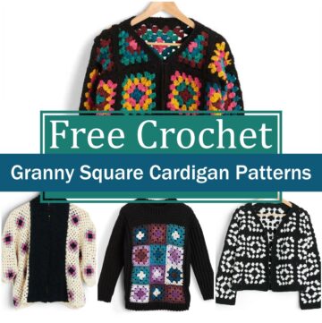 Free Crochet Granny Square Cardigan Patterns