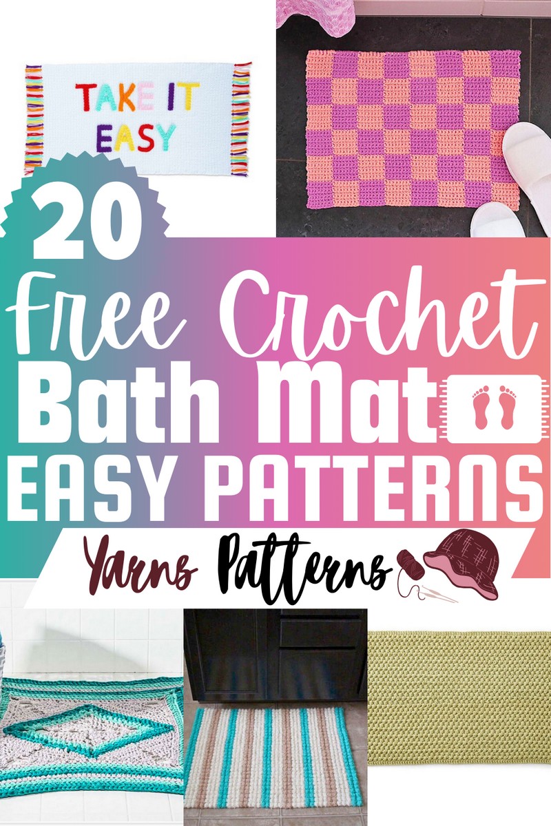 Free Crochet Bath Mat Patterns