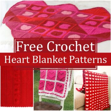 Free Crochet Heart Blanket Patterns