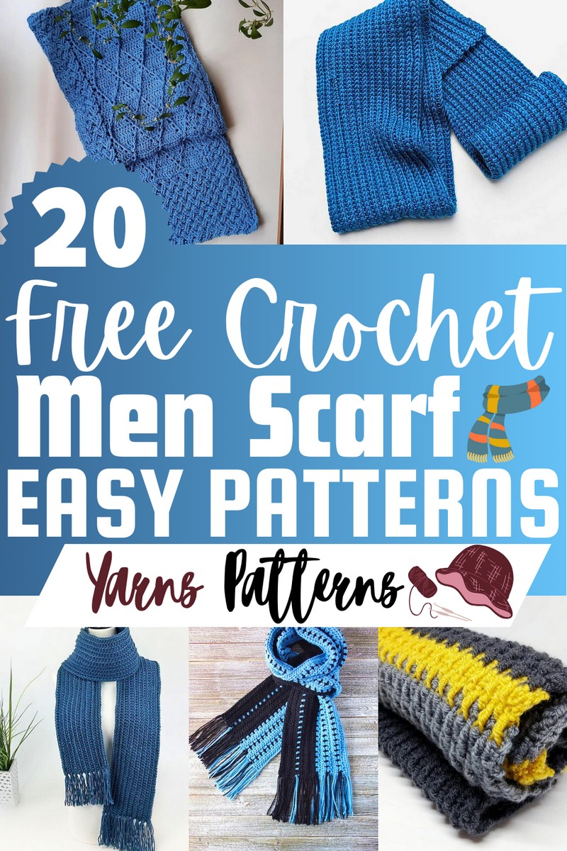 Free Crochet Men Scarf Patterns