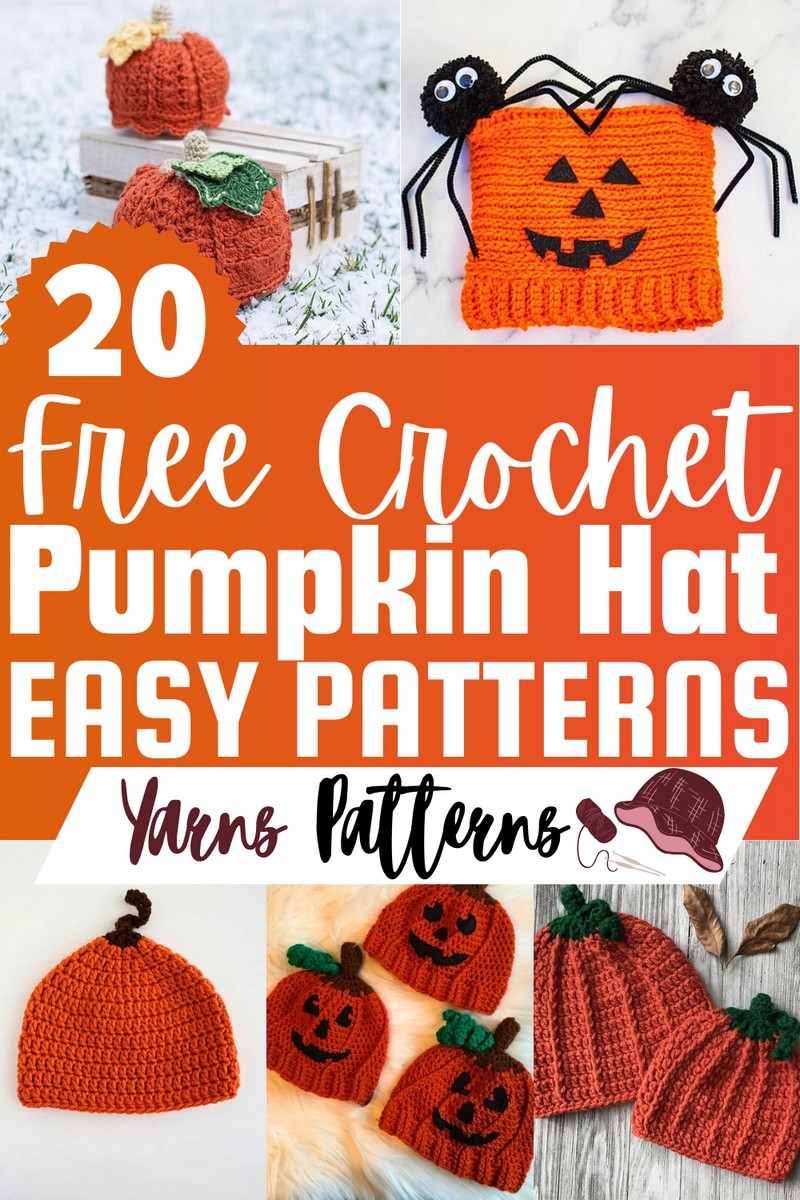 Free Crochet Pumpkin Hat Patterns