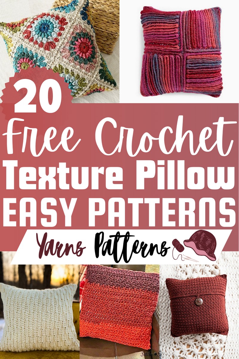 Free Crochet Texture Pillow Patterns