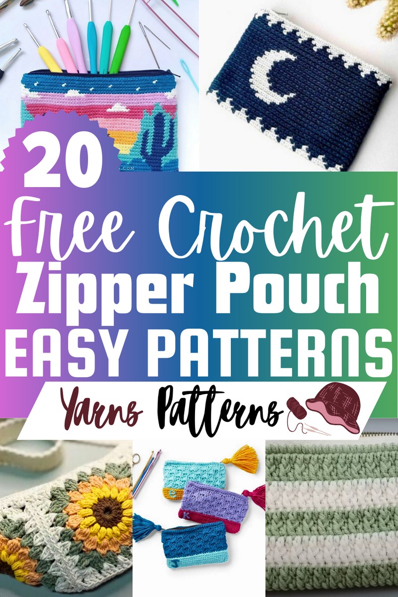 Free Crochet Zipper Pouch Patterns