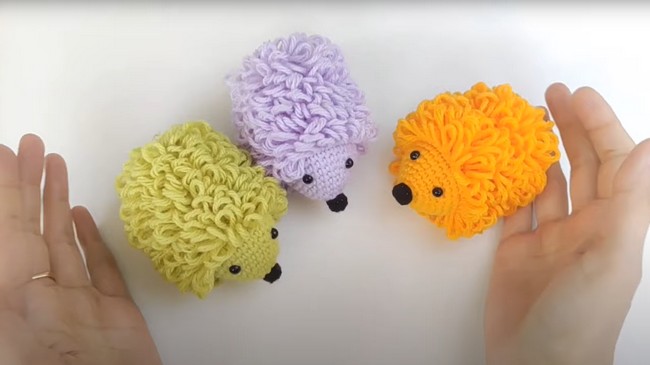 How To Crochet Fluffy Hedgehog