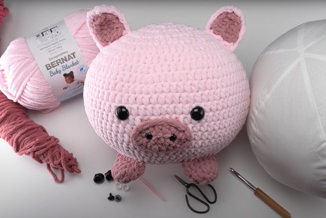 How To Crochet Pig Squish