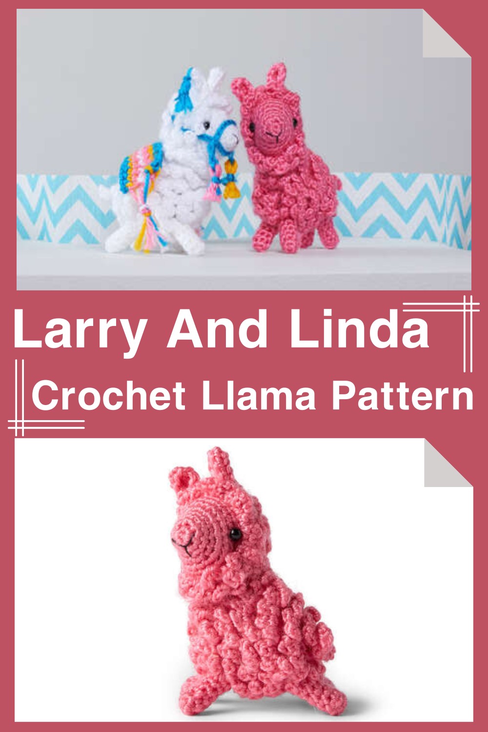 Larry And Linda Crochet Llama Pattern