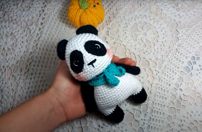 Panda A Crochet Paso A Paso