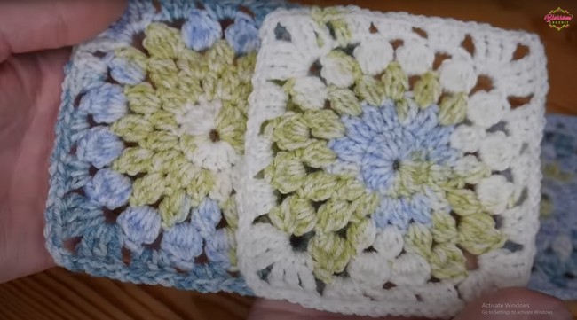 Petal Burst Granny Square