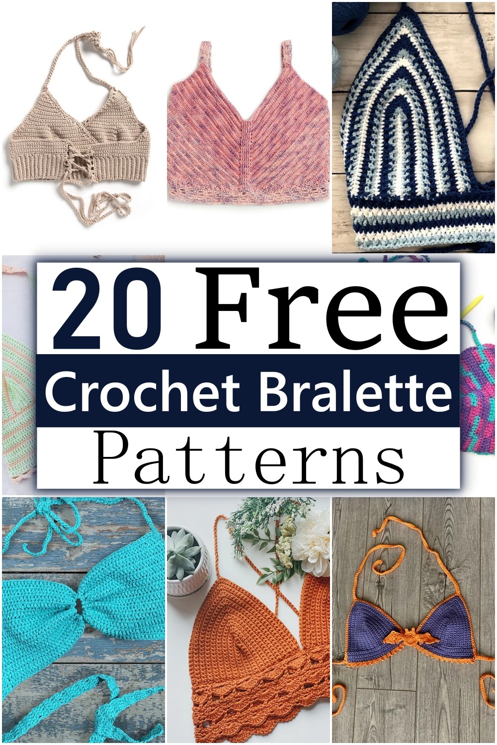 20 Free Crochet Bralette Patterns