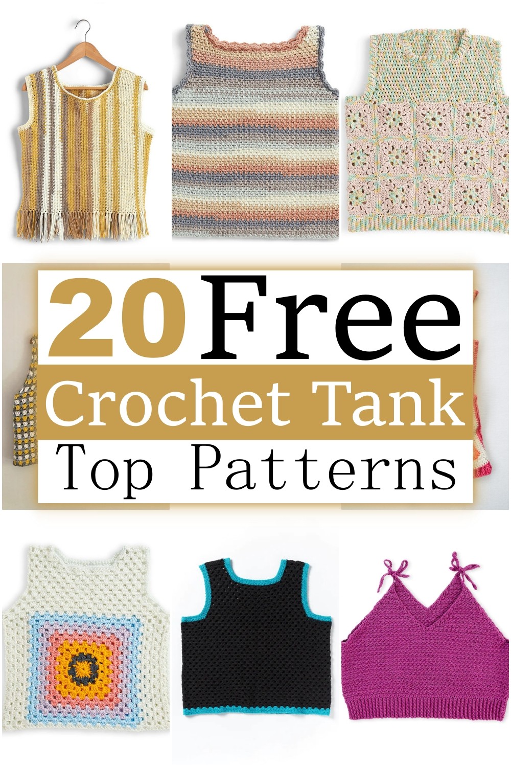 20 Free Crochet Tank Top Patterns