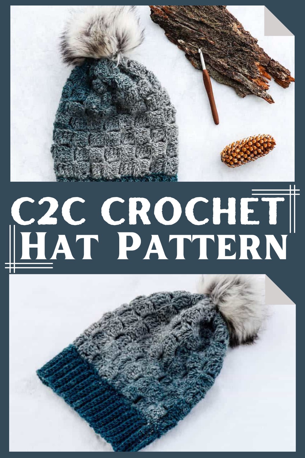 C2C Crochet Hat Pattern