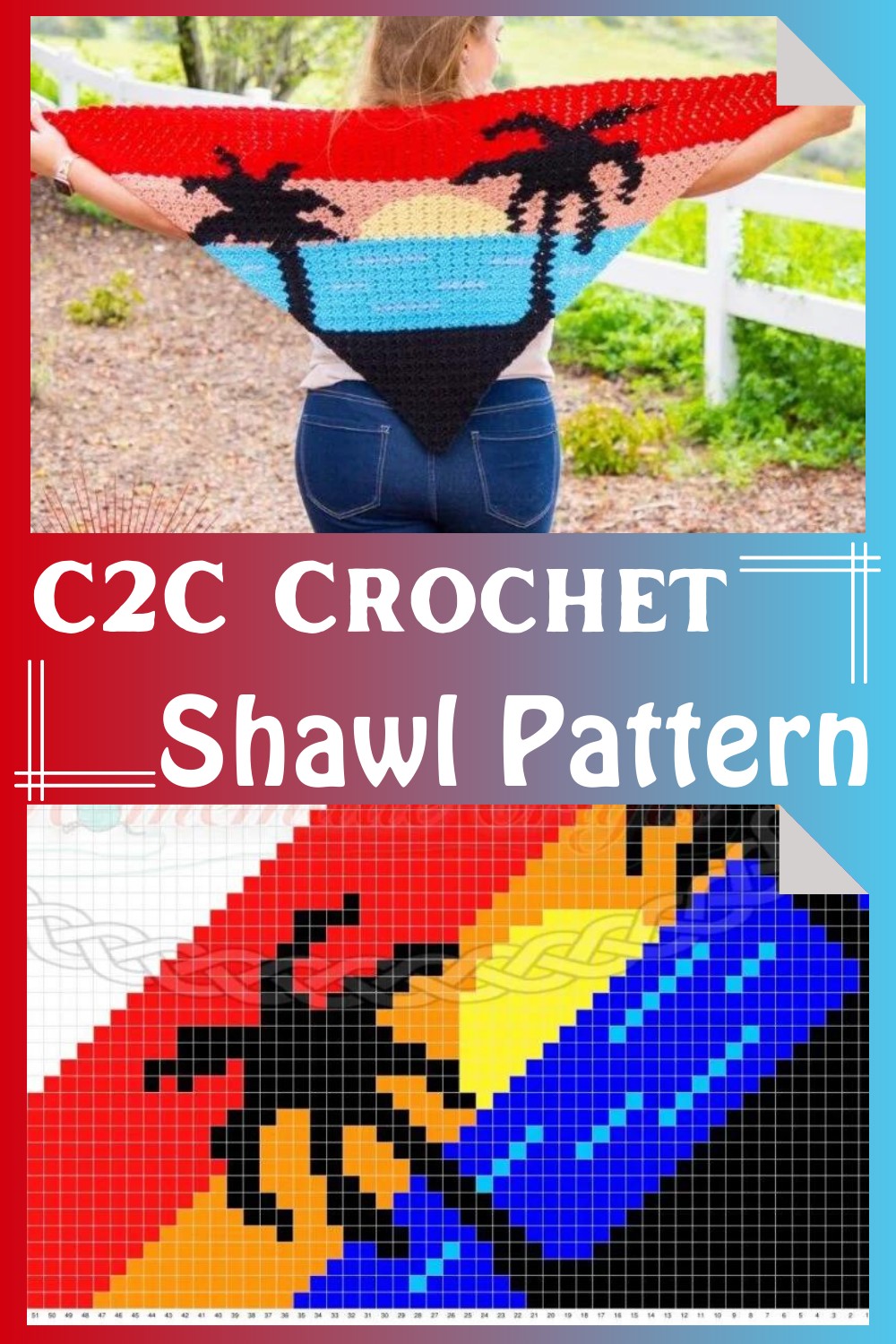 C2C Crochet Shawl