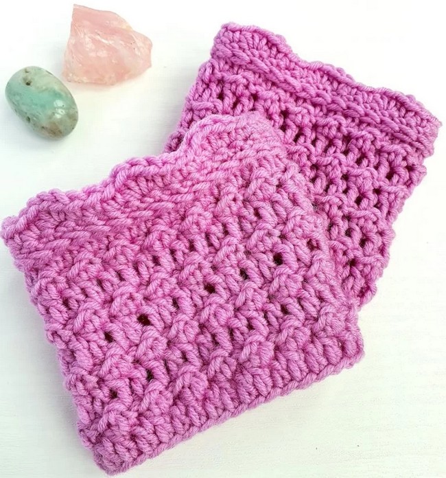 Calming Crochet Wrist Warmers Pattern