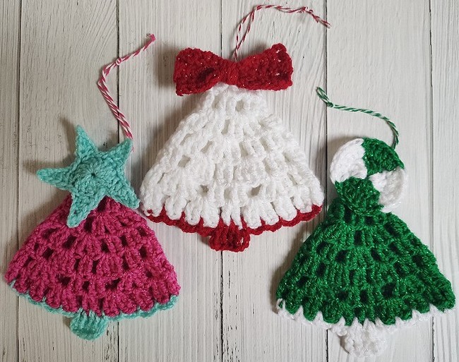 Crochet 3d Granny Trees Pattern