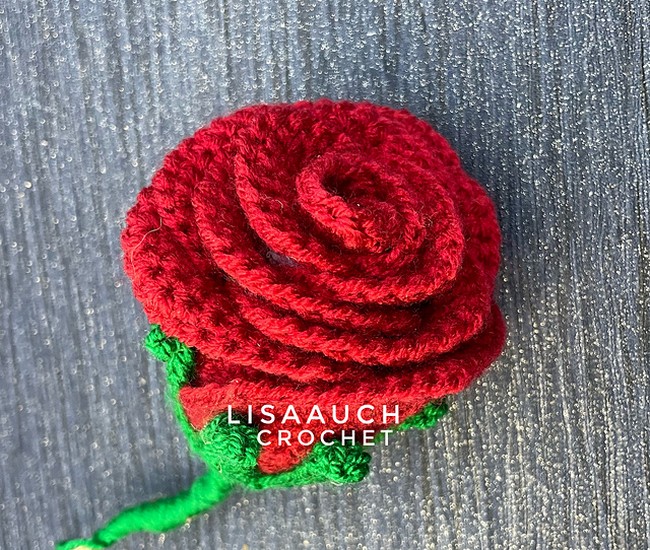 Crochet 3d Rose Pattern