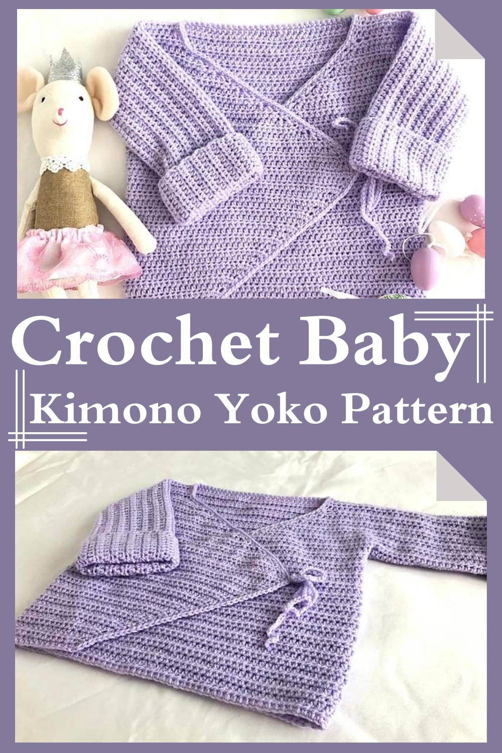 Crochet Baby Kimono Yoko Pattern