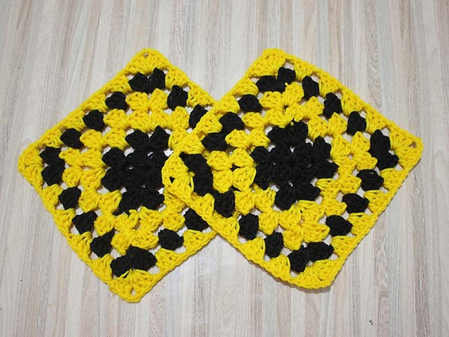 Crochet Beginner Afghan Dishcloth Pattern