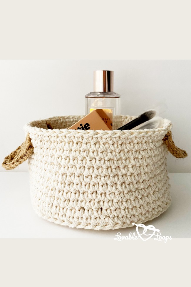 Crochet Beginner Basket Pattern