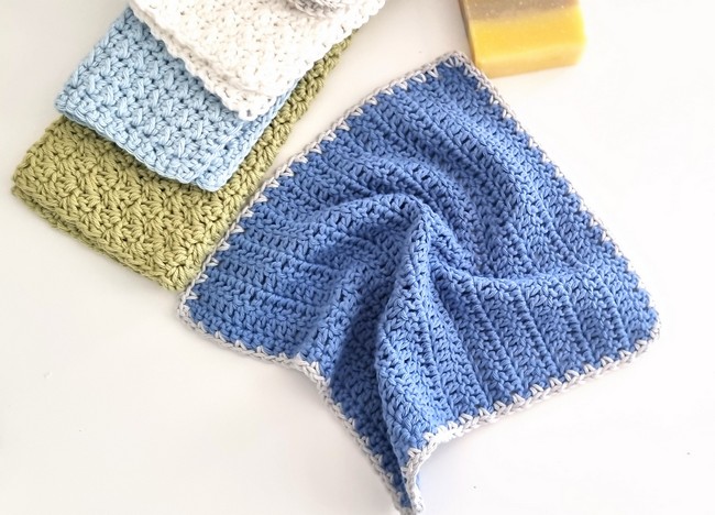 Crochet Beginner Dishcloth Pattern