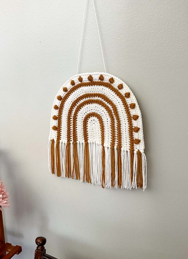 Crochet Boho Rainbow Wall Hanging Pattern