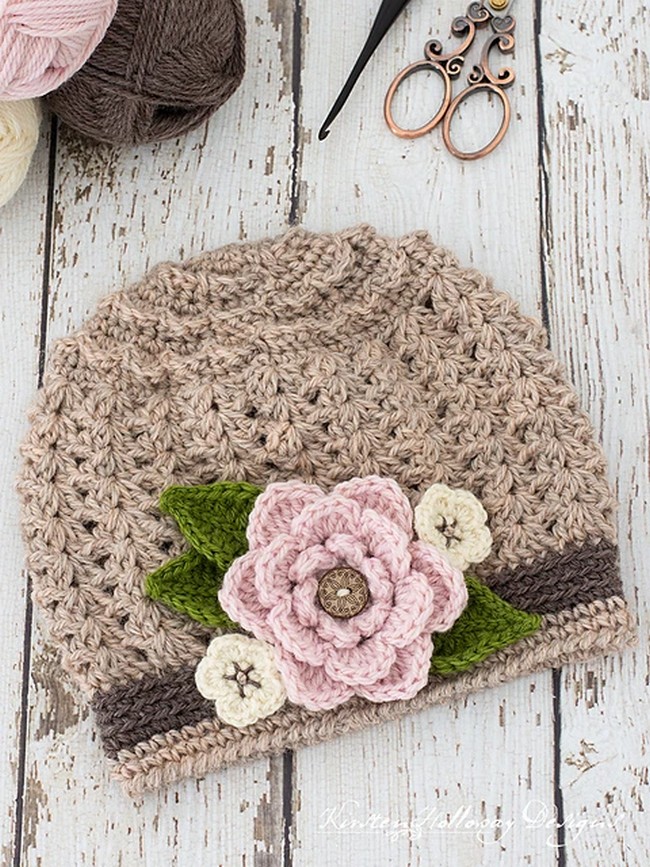 Bouquet Ladies Slouch Hat Pattern