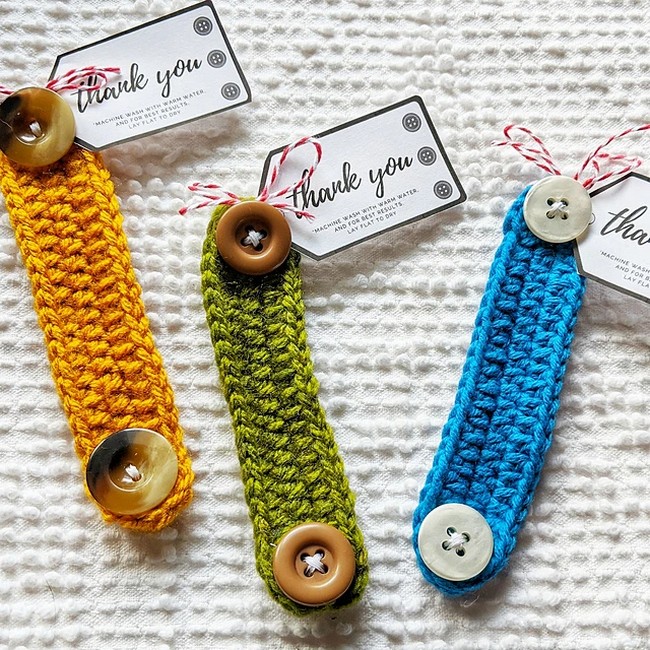 Crochet Button Buddy Ear Saver Pattern