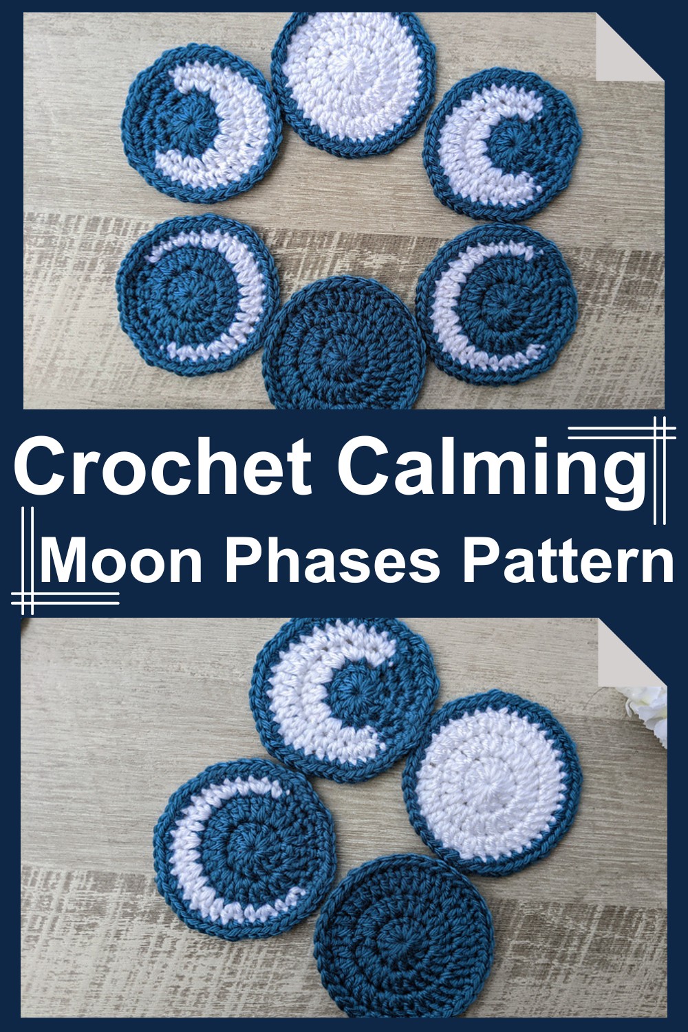 Crochet Calming Moon Phases Pattern