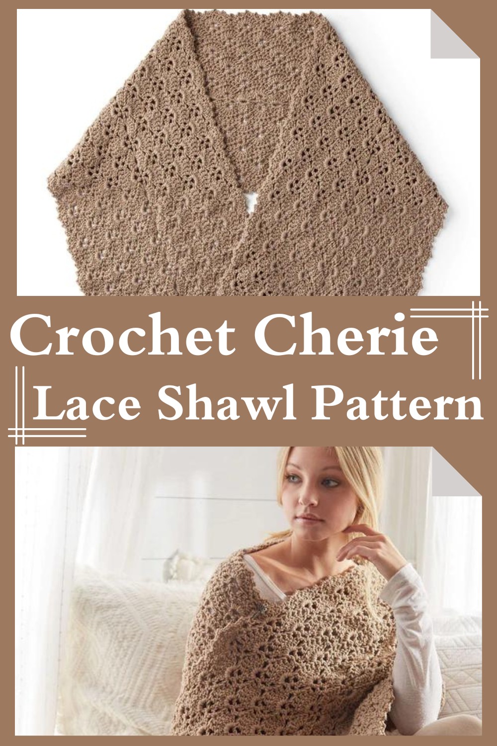 Crochet Cherie Lace Shawl Pattern