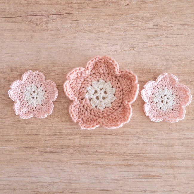 Crochet Cherry Blossom Motif Pattern