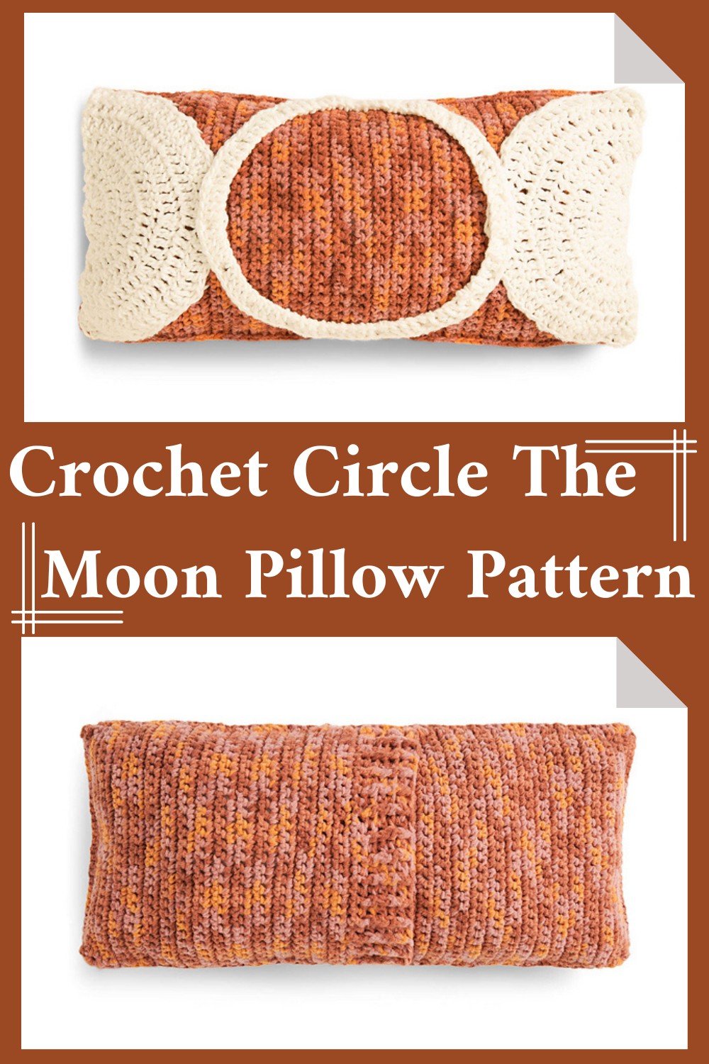 Crochet Circle The Moon Pillow Pattern