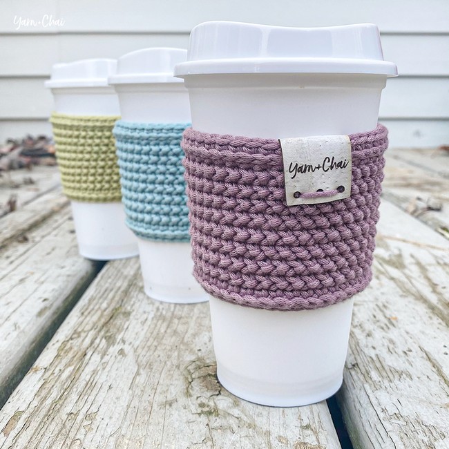 Crochet Coffee Cup Cozy Pattern