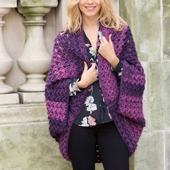 Crochet Colossal Shrug Pattern