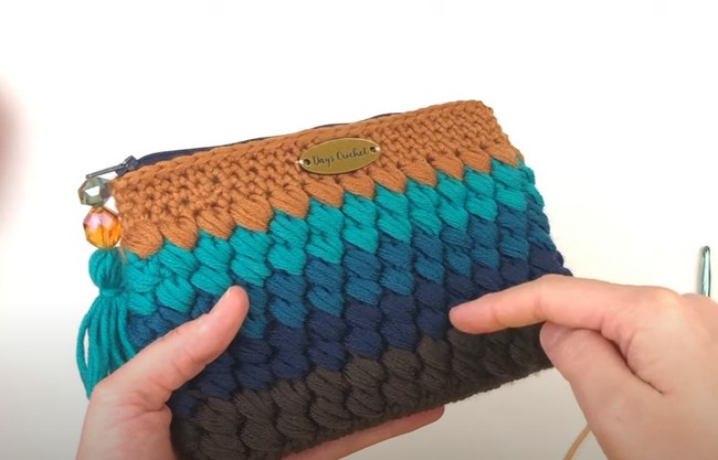 Crochet Cosmetic Bag