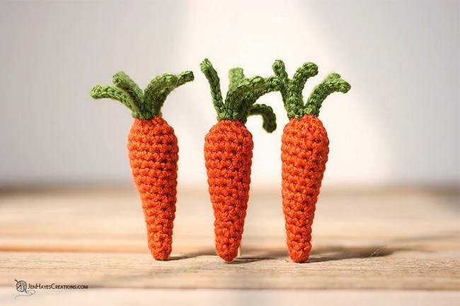 Crochet Cottage Garden Carrots Pattern