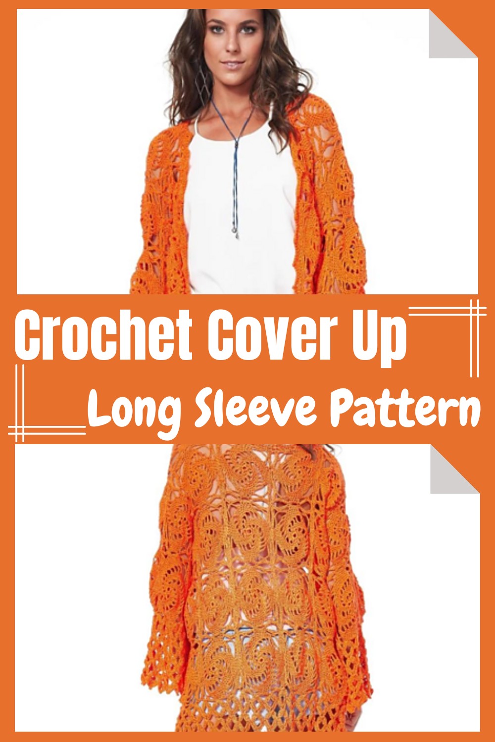 Crochet Cover Up Long Sleeve