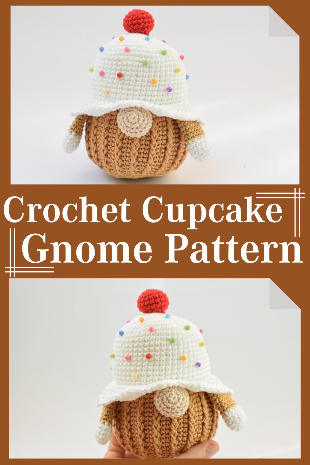 Crochet Cupcake Gnome Pattern