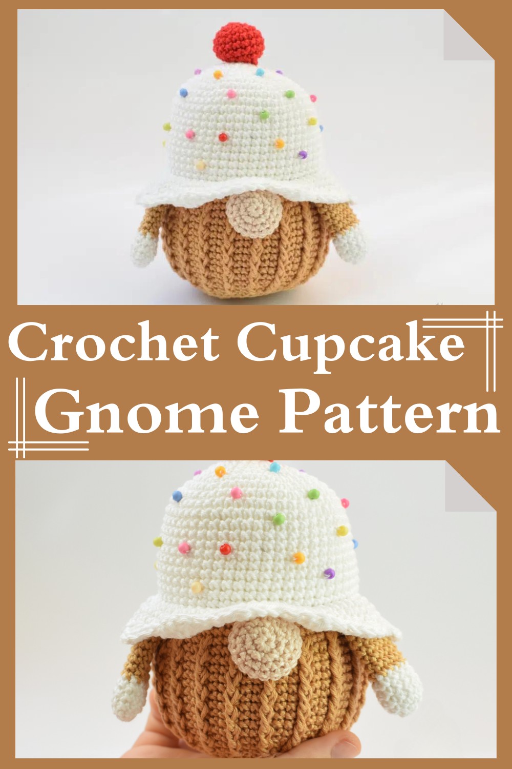 Crochet Cupcake Gnome Pattern