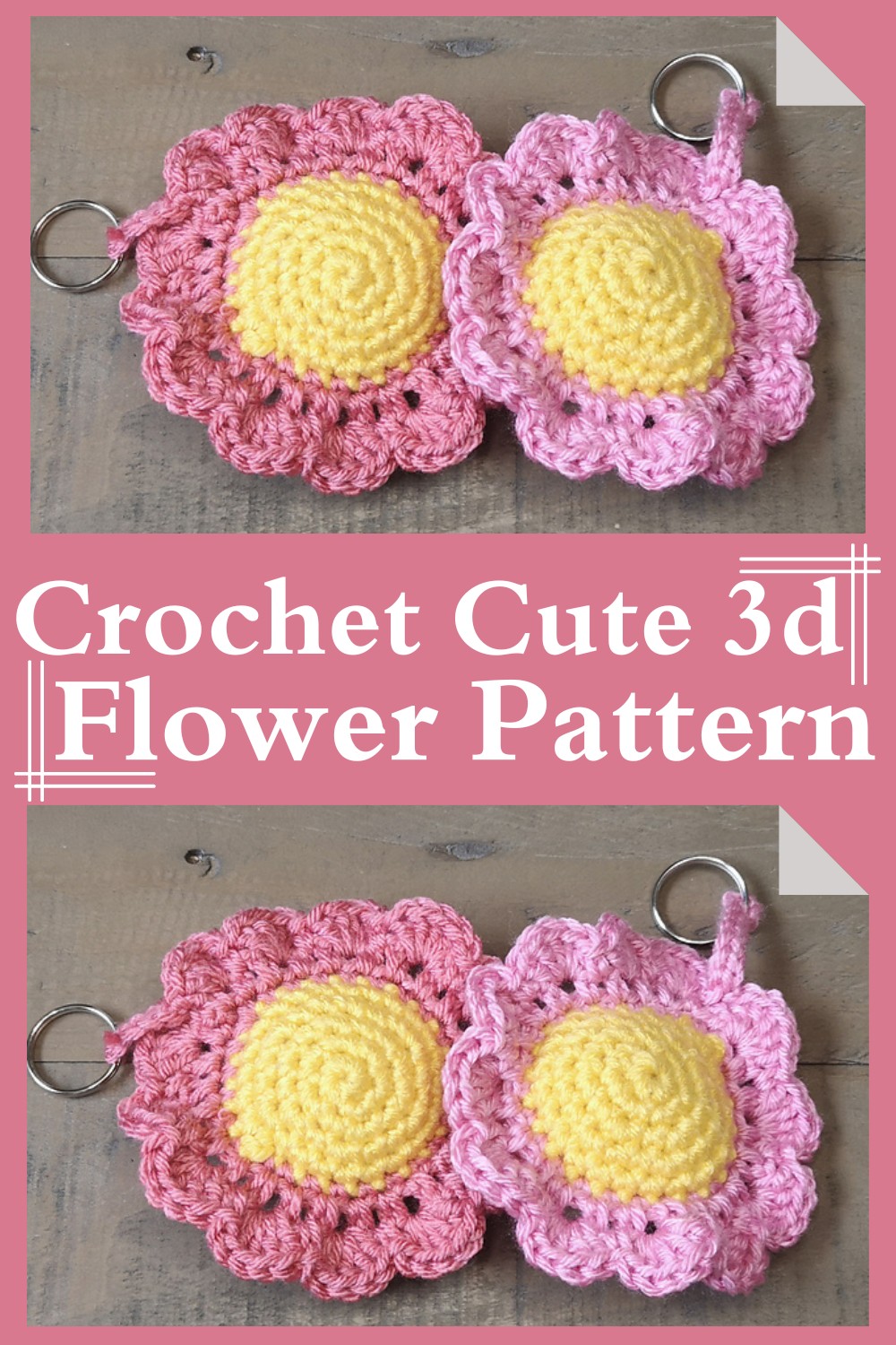 Crochet Cute 3d Flower Pattern