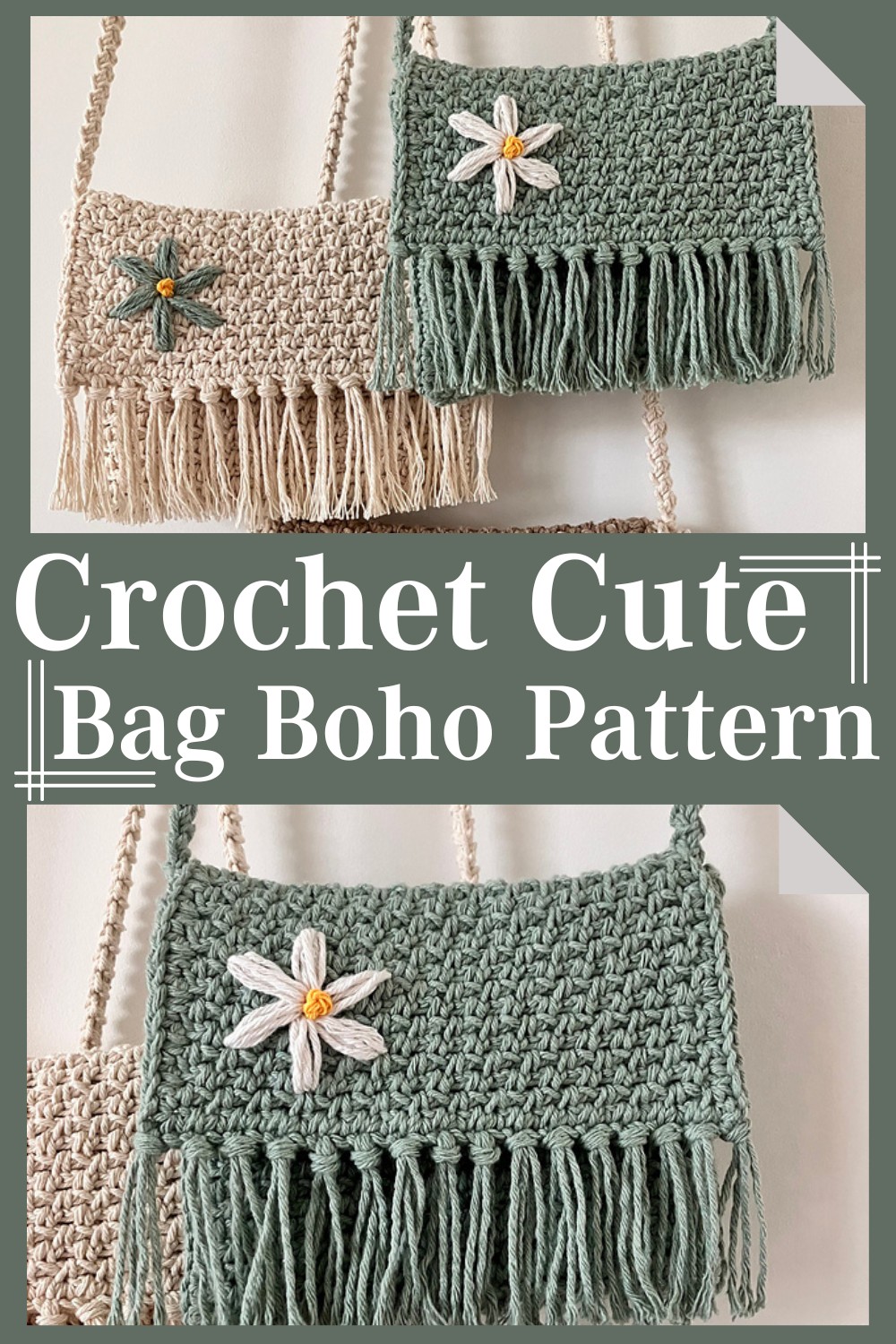 Crochet Cute Bag Boho Pattern