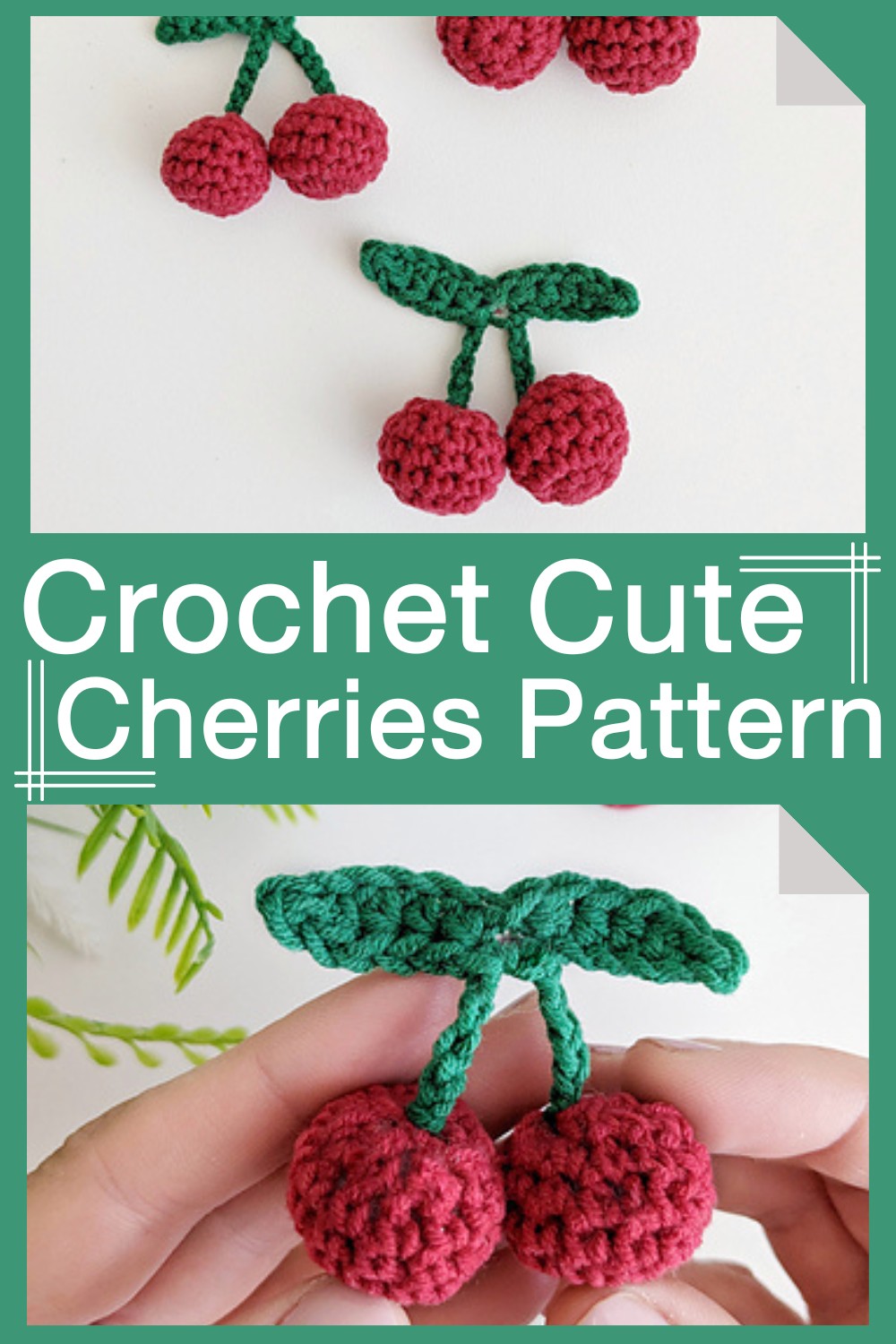 Crochet Cute Cherries Pattern