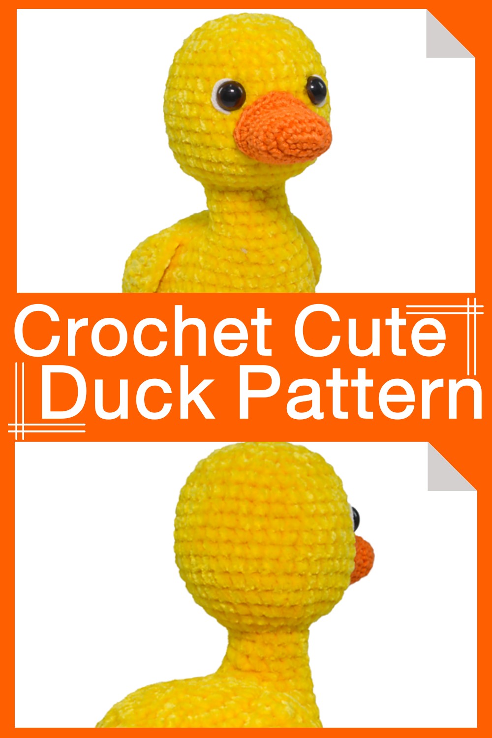 Crochet Cute Duck Pattern