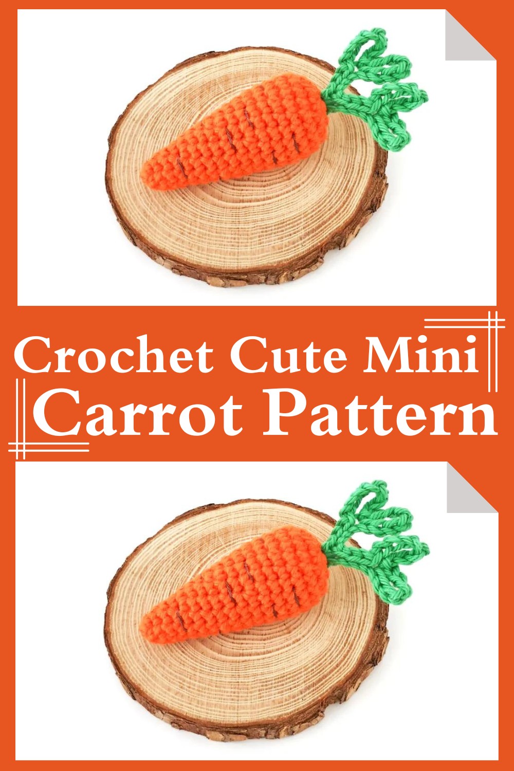 Crochet Cute Mini Carrot Pattern