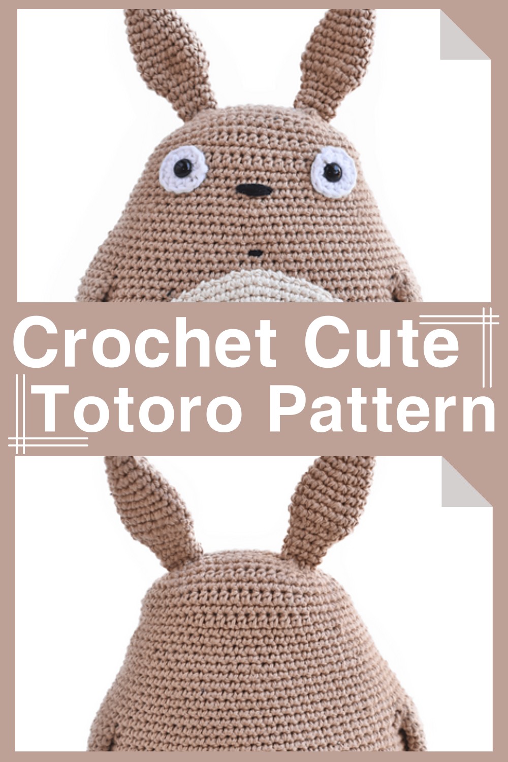 Crochet Cute Totoro Pattern