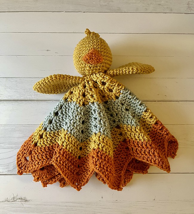 Crochet Darrel The Duck Lovey Pattern