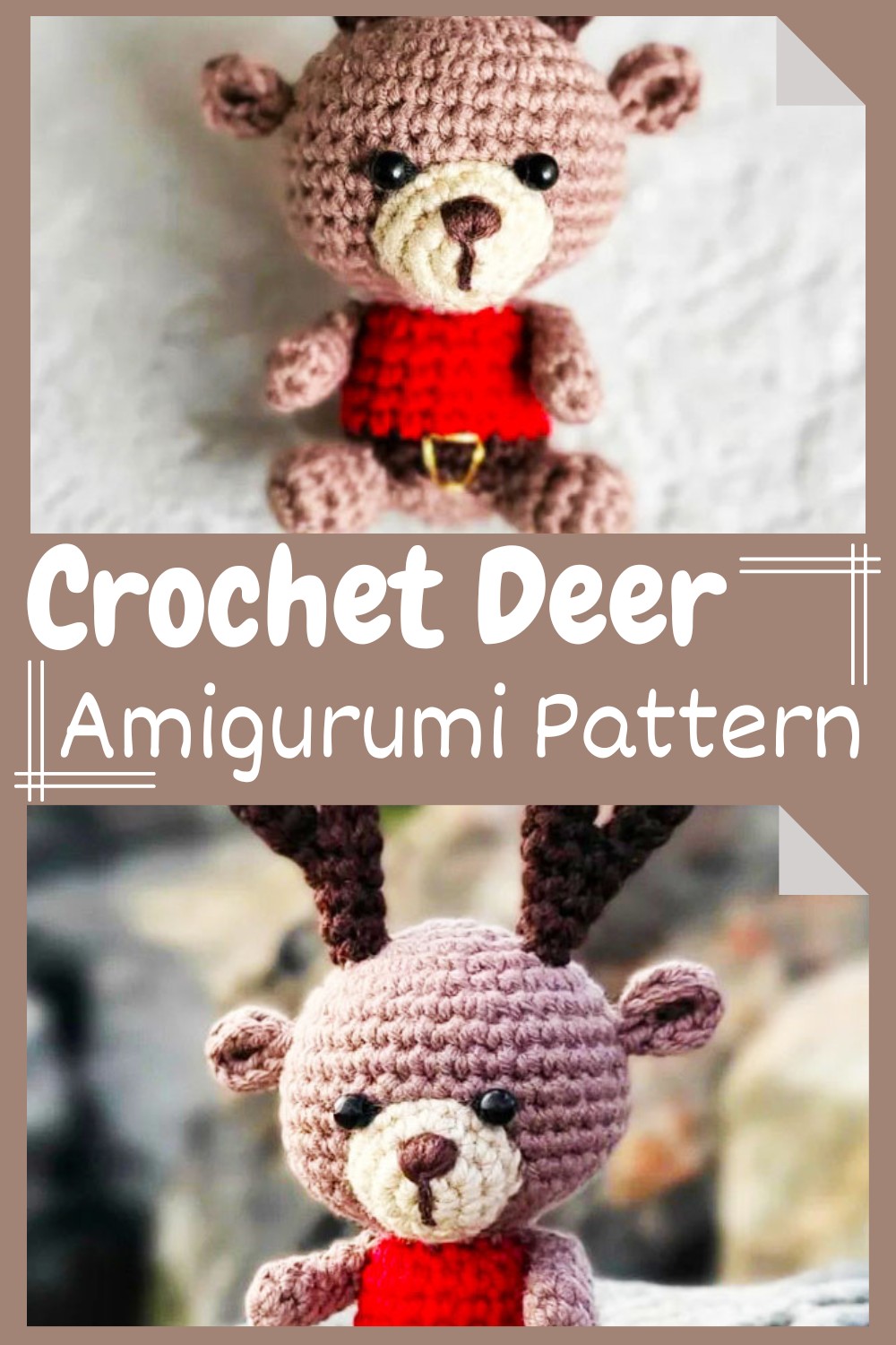 Crochet Deer Amigurumi Free Pattern