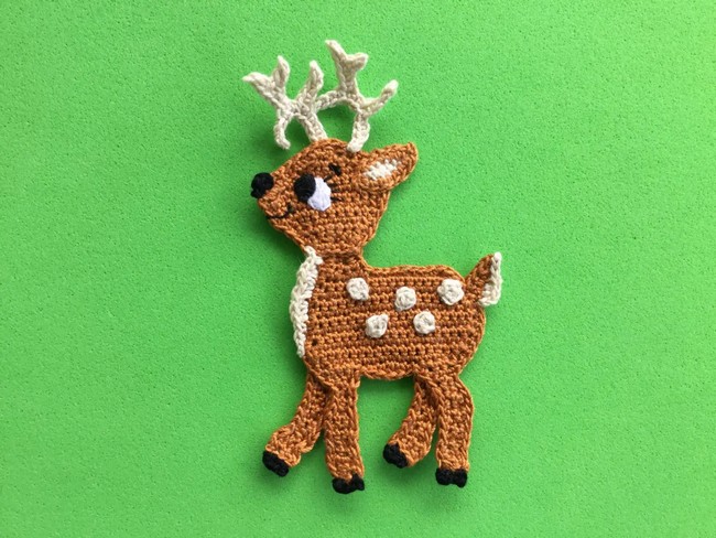 Crochet Deer Applique Pattern Free