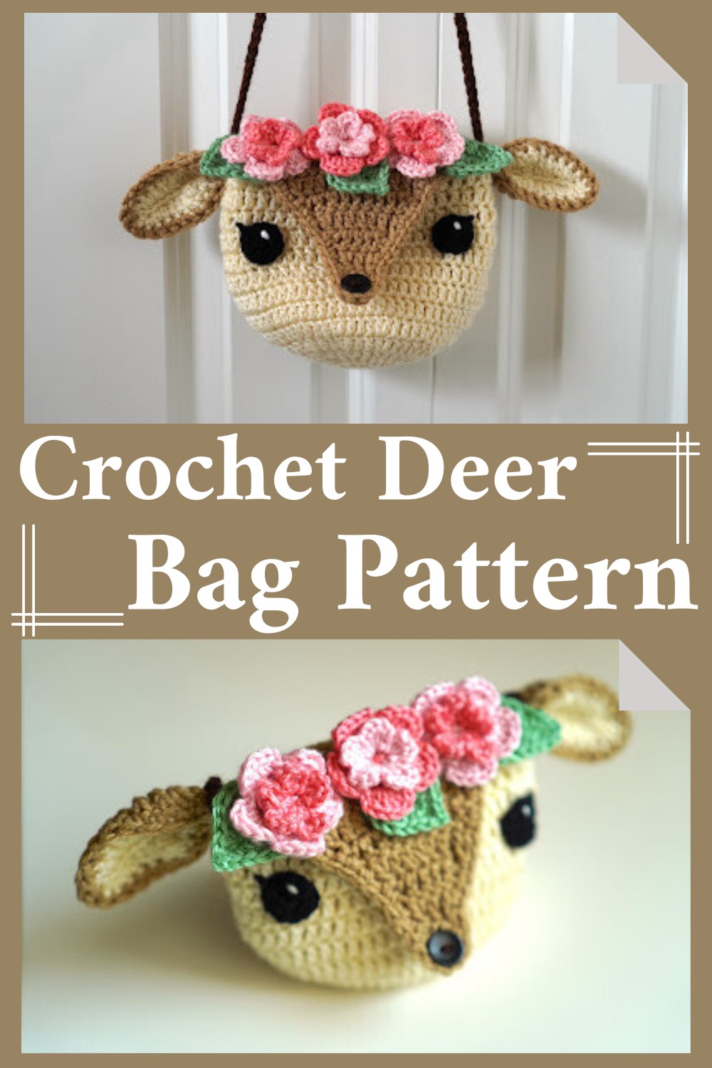 Crochet Deer Bag