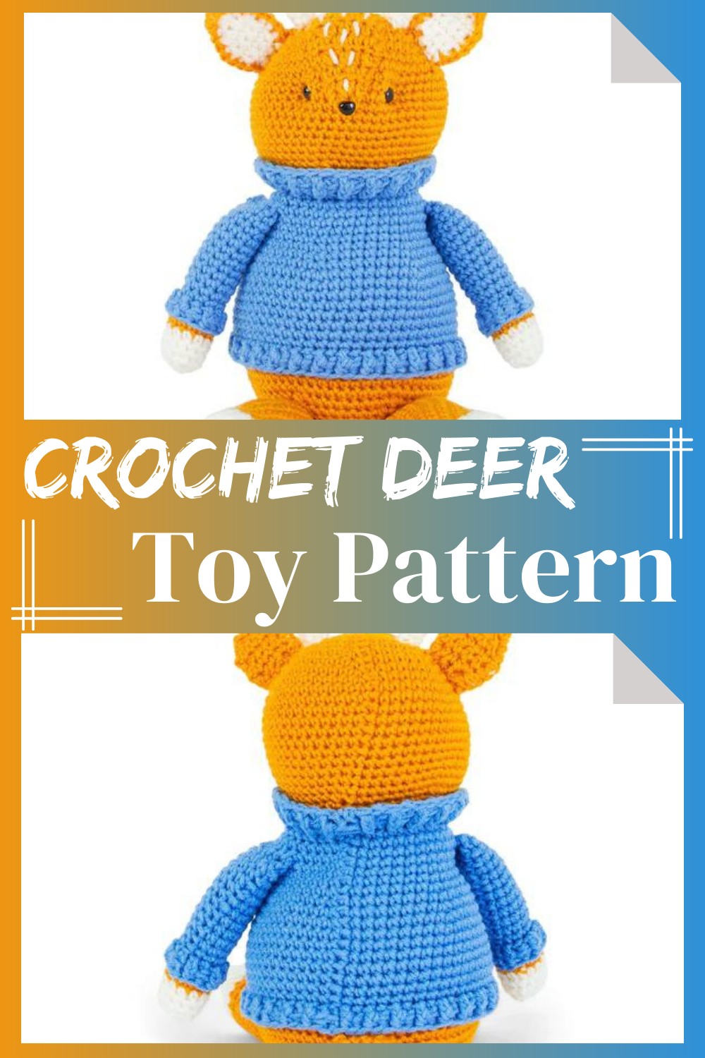 Crochet Deer Toy Pattern