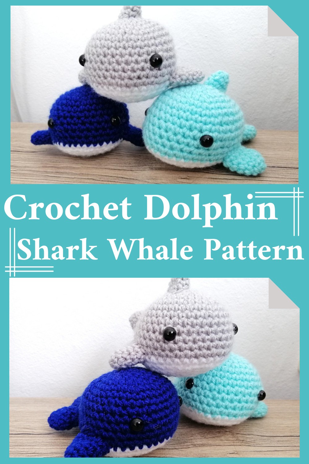 Crochet Dolphin Shark Whale Pattern