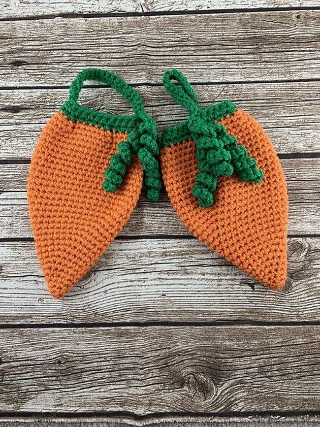 Crochet Easter Carrot Bag Pattern